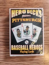 Pittsburgh Pirates Hero Decks Caricature Playing Cards Poker Sized New Sealed