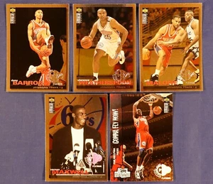 1995-96 Collector's Choice Player's Club Platinum Philadelphia 76ers Lot/5 #41 - Picture 1 of 2
