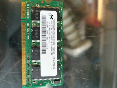 Micron MT8VDDT326HG-335G3 (256MB DDR PC2700S 266MHz) Memory - Image 1 of 2