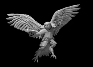 Owlin Owlfolk Wizard V2 28mm Scale DND D&D Tabletop Miniature - Picture 1 of 1