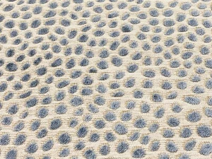 Baker Lifestyle Raised Dot Velvet Uphol Fabric- Cosma Smoke 0.90 yds PF50064.935 - Picture 1 of 1