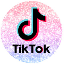 Cialda Tik Tok RETTANGOLARE / ROTONDA Ostia per Torta con NOME ostie su tort