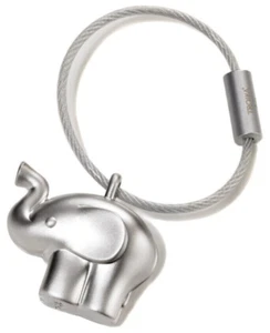 Schlüsselanhänger kleiner Elefant, robustes Drahtkabel von TROIKA - Picture 1 of 3