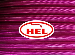 TRANS PURPLE Aprilia RSV-R Mille 1000 01-05 HEL REAR ONLY BRAIDED BRAKE LINE HEL - Picture 1 of 1