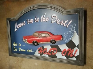 Wall Deco Muscle 3D Car Art, Wall Art, Man Cave, Home Decor Used - Picture 1 of 4