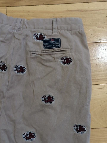 Mens Pennington & Bailes USC Carolina Gamecocks Khaki Shorts Size 30 30" Cover
