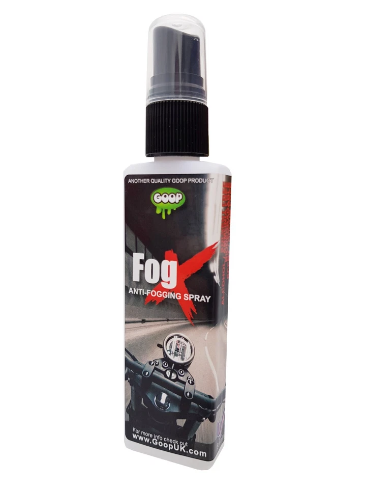 Anti Mist Spray Anti Fog Visor Spray FREE Micro Fibre Cloth - Image 1 of 4
