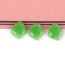 10pcs 12x15mm Petal Top Drilled Crystal Glass Loose Pendant Beads DIY Jewelry