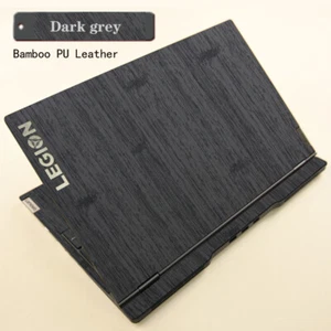 Housse autocollant peau cuir PU bambou pour ordinateur portable Lenovo Legion Y530 15,6" - Photo 1/18