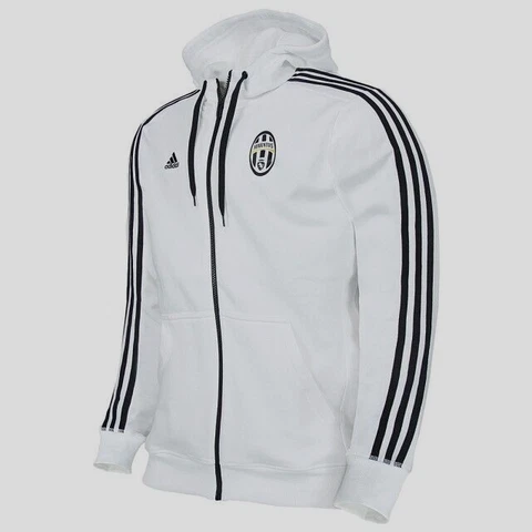 MENS ADIDAS FC JUVENTUS 2015/2016 HOODIE HOODED JACKET SOCCER FOOTBALL SIZE M Cover