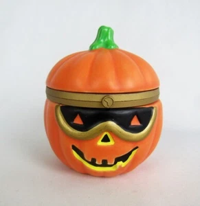 Department 56 Halloween maskierte Jack-O-Laterne Kürbis Keramik Schmuck Box - Bild 1 von 5