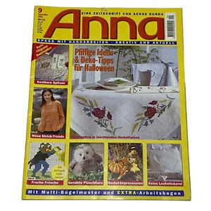 Vintage ANNA Burda Knitting & Needlecrafts Magazine SEPT 2000 - German Edition - Imagen 1 de 13