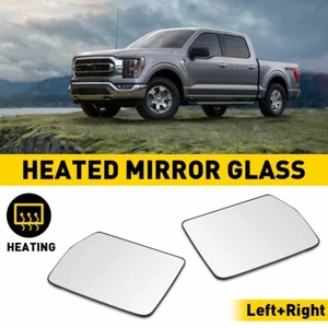 FIT FORD 2004-2010 FOR F150 REPLACEMENT GLASS MIRRORS POWER HEATED LH & RH PAIR - Picture 1 of 12