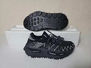 ADIDAS MEN'S NMD_S1 NEIGHBORHOOD KNIT BLACK/WHITE SNEAKER ID4854 SIZE:4 - Picture 1 of 13
