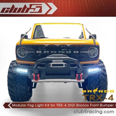 Modular Fog Light Kit (10 LEDs ) for Traxxas TRX-4 2021 Bronco Front Bumper  - Image 1 of 4