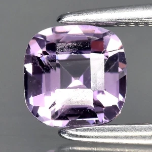 💎 0.76ct 5.2x5.2mm Cushion Natural Purple Spinel - Sri Lanka Gemstone - Picture 1 of 4