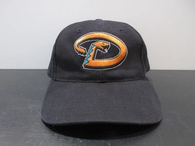 Arizona Diamondbacks Hat Cap Strap Back Black MLB Baseball Logo Adjustable Mens - Image 1 of 4