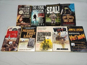 Lot #4a Vietnam War 9 MMPBs: POWs, Seals, The Battle of Khe Sanh and more! - Picture 1 of 8