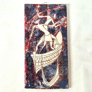 Guido Baldini Rimini, Italy,Italienische Keramik Wandplatte, ceramic wall tile - Bild 1 von 11