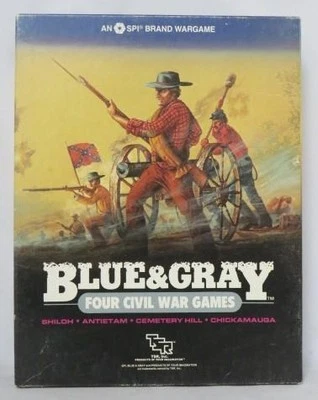 TSR SPI - BLUE & GRAY - Four Civil War Battles - Box Game Version (50% UNP) EX - Image 1 of 4