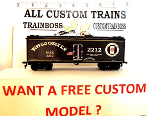 REEFER PG Buffalo Creek RR CON LETRAS PERSONALIZADAS ESCALA HO - Imagen 1 de 12