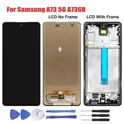Bildschirmersatz für Samsung A73 5G A736B LCD-Display Touch-Digitizer-Baugruppe - Bild 1 von 4