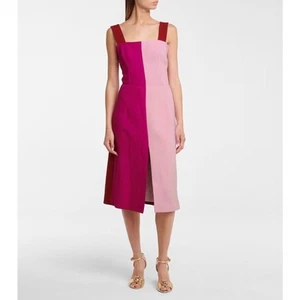 NWT DOLCE & GABBANA Dress Pink Colorblock Sheath Bodycon IT 36 US 0 - Picture 1 of 15