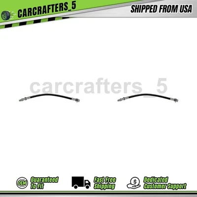 2 Front Brake Hydraulic Hose For 1955-1957 Chevrolet Bel Air 3.8L - Image 1 of 4