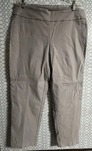 Tribal Women Pull On Slimming Trouser Sz 16 Gray Ankle Stretch NWOT - Picture 1 of 5