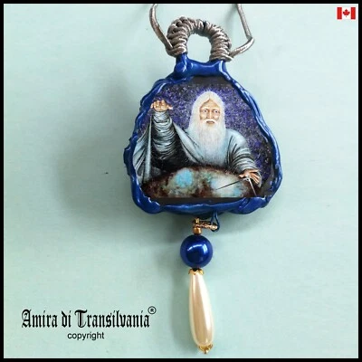 Talismán Buena Suerte Amuleto Mágico Colgante Joyería Collar Ángel Guardián Dios Amor Foto 1 de 4