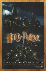 2001 Harry Potter and the Sorcerer's Stone Vintage Print Ad/Poster Movie Art 00s - Picture 1 of 4