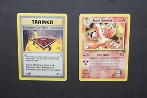 Vintage Pokémon Gym Challenge (2 Card Bundle) LP/ NM TCG - Picture 1 of 2