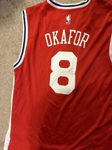 JAHLIL OKAFOR signed Philadelphia 76ers Jersey - Picture 1 of 2