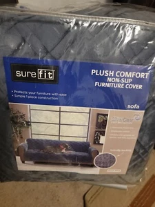 Premium Deluxe Comfort Sofa Furniture Cover With Arms Antimicrobial 74" to 96" - Picture 1 of 6