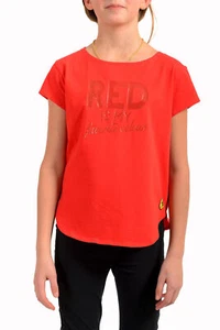 Scuderia Ferrari Girl "Red Is My Favorite Color" Red Short Sleeve T-Shirt - Picture 1 of 6