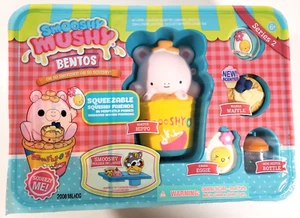 Smooshy Mushy Bentos Box Series 2 Harper Hippo Waffle Egg Squishy - Brand New - Picture 1 of 3