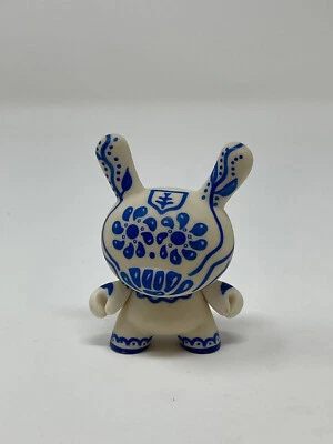 Kidrobot Dunny 2007 Azteca Series 1 Artemio Blue 3'' Vinyl Figure Loose - Immagine 1 di 2