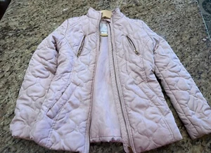 SO Puffer Jacket Girls 7/8 Pink Long Sleeves Zip Up - Picture 1 of 5