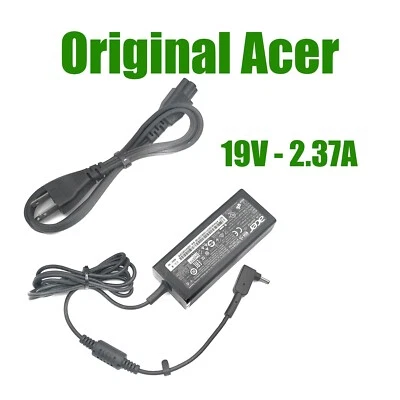 Genuine Acer Chromebook N7 C738T N15Q8 N15Q9 AC DC Adapter Charger w/Power Cord - Image 1 of 4