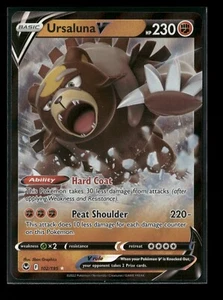 Ursaluna V 102/195 Silver Tempest HOLO Pokemon Card NM - Picture 1 of 2