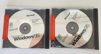 2x Microsoft Windows 95 OEM Hebräische/Englische Version - NUR NEU/CD! (KEIN ... - Bild 1 von 3