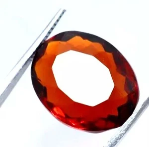 14.70 Ct Natural Topaz Brazilian Dark Orange Oval Cut Certified Loose Gems 29S - Picture 1 of 6