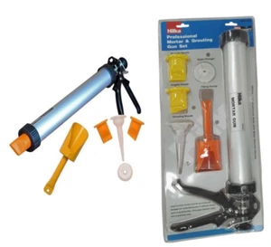 Hilka Mortar Gun Pointing Grouting Sausage Paving Cement Caulking Set 66855006 - Picture 1 of 3