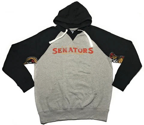 Ottawa Senators NHL Hockey Hands High Pullover Pocket Hoodie Mens Size Large Cover