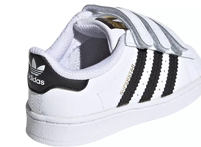 New ADIDAS Superstar CF I Toddler shoes White Black  Sneakers - Image 1 of 4