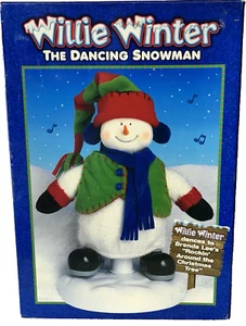 Willie Winter Animated Dancing Snowman~Rockin Around The Xmas Tree by Brenda Lee - Picture 1 of 12