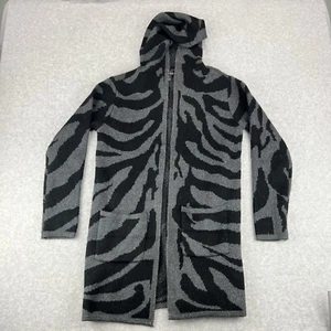 Women’s Zebra Print Cardigan Sweater Size Medium. INC International Concepts - Picture 1 of 9