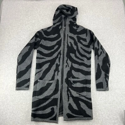 Suéter cárdigan estampado cebra para mujer talla mediana. INC International Concepts Foto 1 de 4