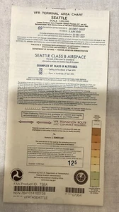 2007 Seattle WA Sectional Aeronautical Chart Aerial Map 69 Edition  - Picture 1 of 3