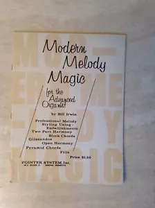 Modern Melody Magic Book for the Advanced Organist by Bill Irwin 1962 - Picture 1 of 3